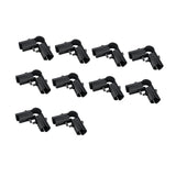 Maxbell 10 Pieces Tube Connector Sturdy for Simplified Sheds Greenhouses Shelf Frame 3 Way Style A
