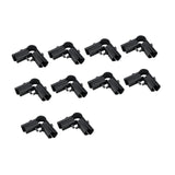 Maxbell 10 Pieces Tube Connector Sturdy for Simplified Sheds Greenhouses Shelf Frame 3 Way Style A