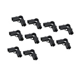 Maxbell 10 Pieces Tube Connector Sturdy for Simplified Sheds Greenhouses Shelf Frame 3 Way Style A