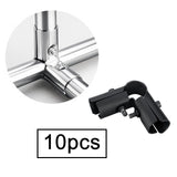 Maxbell 10 Pieces Tube Connector Sturdy for Simplified Sheds Greenhouses Shelf Frame 3 Way Style A