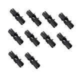 Maxbell 10 Pieces Tube Connector Sturdy for Simplified Sheds Greenhouses Shelf Frame 3 Way Style B