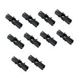 Maxbell 10 Pieces Tube Connector Sturdy for Simplified Sheds Greenhouses Shelf Frame 3 Way Style B