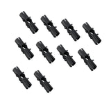 Maxbell 10 Pieces Tube Connector Sturdy for Simplified Sheds Greenhouses Shelf Frame 3 Way Style B