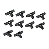 Maxbell 10 Pieces Tube Connector Sturdy for Simplified Sheds Greenhouses Shelf Frame 5 Way