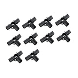 Maxbell 10 Pieces Tube Connector Sturdy for Simplified Sheds Greenhouses Shelf Frame 5 Way