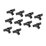 Maxbell 10 Pieces Tube Connector Sturdy for Simplified Sheds Greenhouses Shelf Frame 5 Way