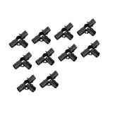Maxbell 10 Pieces Tube Connector Sturdy for Simplified Sheds Greenhouses Shelf Frame 5 Way