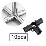 Maxbell 10 Pieces Tube Connector Sturdy for Simplified Sheds Greenhouses Shelf Frame 5 Way