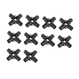 Maxbell 10 Pieces Tube Connector Sturdy for Simplified Sheds Greenhouses Shelf Frame 6 Way