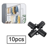 Maxbell 10 Pieces Tube Connector Sturdy for Simplified Sheds Greenhouses Shelf Frame 6 Way