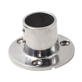 Maxbell Boat Hand Rail Round Base 316 Stainless Steel for 32mm Pipe Tubing Accessory 90 Degrees