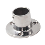 Maxbell Boat Hand Rail Round Base 316 Stainless Steel for 32mm Pipe Tubing Accessory 90 Degrees