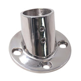 Maxbell Boat Hand Rail Round Base 316 Stainless Steel for 32mm Pipe Tubing Accessory 60 Degrees