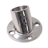 Maxbell Boat Hand Rail Round Base 316 Stainless Steel for 32mm Pipe Tubing Accessory 60 Degrees