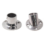 Maxbell Boat Hand Rail Round Base 316 Stainless Steel for 32mm Pipe Tubing Accessory 60 Degrees