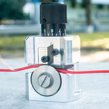 Maxbell Manual Wire Stripping Machine Professional Portable Adjustable Wire Stripper Aluminum Alloy