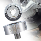 Maxbell Angle Grinder Adapter with Lock Nut Kit Connector for Bits Drum Wheels M14