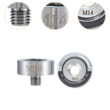 Maxbell Angle Grinder Adapter with Lock Nut Kit Connector for Bits Drum Wheels M14