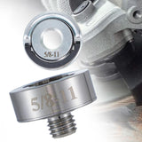 Maxbell Angle Grinder Adapter with Lock Nut Kit Connector for Bits Drum Wheels 0.61 inch