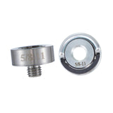 Maxbell Angle Grinder Adapter with Lock Nut Kit Connector for Bits Drum Wheels 0.61 inch