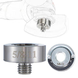 Maxbell Angle Grinder Adapter with Lock Nut Kit Connector for Bits Drum Wheels 0.61 inch