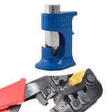 Maxbell Hammer Lug Crimper Tool Battery and Welding Cables Battery Cable Lug Crimper Blue