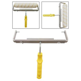 Maxbell Paint Roller Frame Aluminum Easy Installation Comfortable Grip Roller Handle