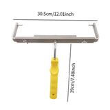 Maxbell Paint Roller Frame Aluminum Easy Installation Comfortable Grip Roller Handle