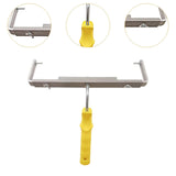 Maxbell Paint Roller Frame Aluminum Easy Installation Comfortable Grip Roller Handle