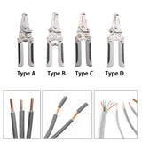 Maxbell Wire Stripper Stainless Steel Multifunctional Comfortable Grip Bobbin Winder Type A