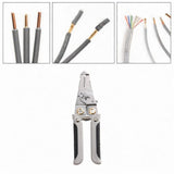 Maxbell Wire Stripper Stainless Steel Multifunctional Comfortable Grip Bobbin Winder Type A
