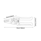 Maxbell Wire Stripper Stainless Steel Multifunctional Comfortable Grip Bobbin Winder Type D