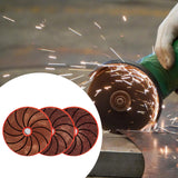 Maxbell Angle Grinder Sanding Pad Professional Tile Trimming Grinder Pad for Ceramic 50 100 200 Mesh