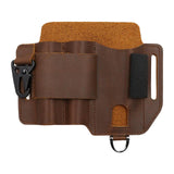 Maxbell PU Leather Multitool Sheath Compact Multitool Pouch for Outdoor Camping Work Brown