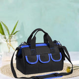 Maxbell Tool Storage Bag Sturdy Tools Shoulder Bag for Plumber Technicians Craftsmen Blue