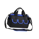 Maxbell Tool Storage Bag Sturdy Tools Shoulder Bag for Plumber Technicians Craftsmen Blue