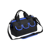 Maxbell Tool Storage Bag Sturdy Tools Shoulder Bag for Plumber Technicians Craftsmen Blue