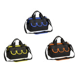 Maxbell Tool Storage Bag Sturdy Tools Shoulder Bag for Plumber Technicians Craftsmen Blue