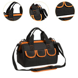 Maxbell Tool Storage Bag Sturdy Tools Shoulder Bag for Plumber Technicians Craftsmen Orange