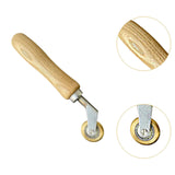 Maxbell Wallpaper Seam Roller Comfortable Edge Press Roller for Sewing Quilting