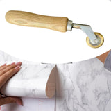 Maxbell Wallpaper Seam Roller Comfortable Edge Press Roller for Sewing Quilting