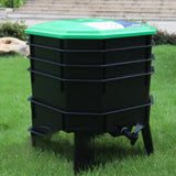 Maxbell Worm Compost Bin Easy Setup Worm Composter for Indoor Outdoor Farm Household