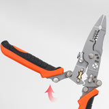 Maxbell 12 in 1 Foldable Wire Stripper Crimper Sturdy Ergonomic Handle Cable Twister