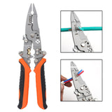 Maxbell 12 in 1 Foldable Wire Stripper Crimper Sturdy Ergonomic Handle Cable Twister