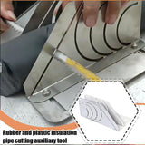 Maxbell 45° Foam Pipe Cutter Tool Practical Adjustable Rubber Insulation Pipe Cutter