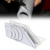 Maxbell 45° Foam Pipe Cutter Tool Practical Adjustable Rubber Insulation Pipe Cutter