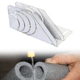 Maxbell 45° Foam Pipe Cutter Tool Practical Adjustable Rubber Insulation Pipe Cutter