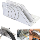 Maxbell 45° Foam Pipe Cutter Tool Practical Adjustable Rubber Insulation Pipe Cutter