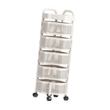 Maxbell Rotating Storage Rack 5 Tier Kitchen Storage Cart for Kitchen Bedroom
