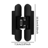 Maxbell Secrets Door Hidden Hinge Hardware Accessories for Bedroom Household Bathroom Style A